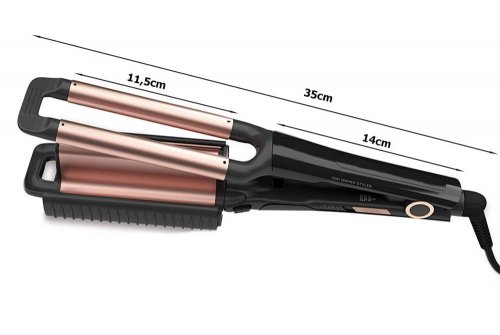 Verk 24274 Keramická trojkulma 220-240 W černá