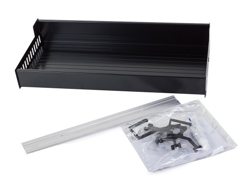 Verk 24256 Nástěnná kuchyňská police černá