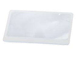 Verk 09122 Fresnelova obdélníková lupa Čtecí lupa 85 x 55 mm 