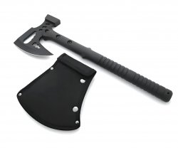 Pronett XJ4477 Taktická sekera Tomahawk 42 cm čierna