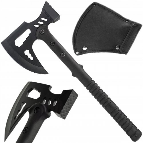 Pronett XJ4477 Taktická sekera Tomahawk 42 cm čierna