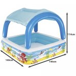 BESTWAY 52192 Bazén se stříškou 147x147x122 cm