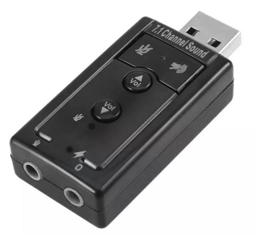 APT AK103B USB Zvuková karta 7.1 Vitrual 