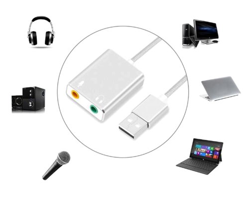 APT AK103F USB Zvuková karta 7.1 Virtual