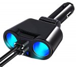 APT PLS41 Rozbočovač pro autozapalovač 2x USB 12-24V 