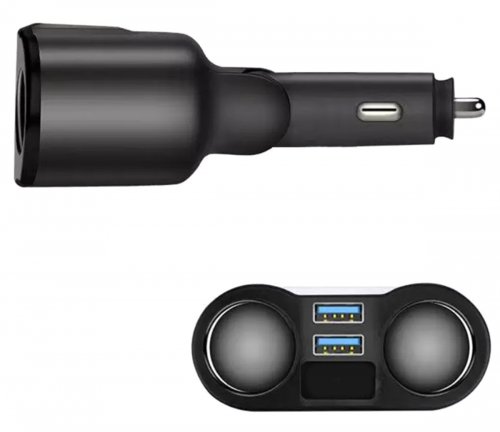 APT PLS41 Rozbočovač pro autozapalovač 2x USB 12-24V 