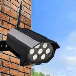 APT AK333 Atrapa kamery LED solárne, senzor pohybu, súmraku, diaľkové ovládanie