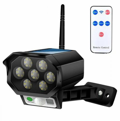APT AK333 Atrapa kamery LED solárne, senzor pohybu, súmraku, diaľkové ovládanie