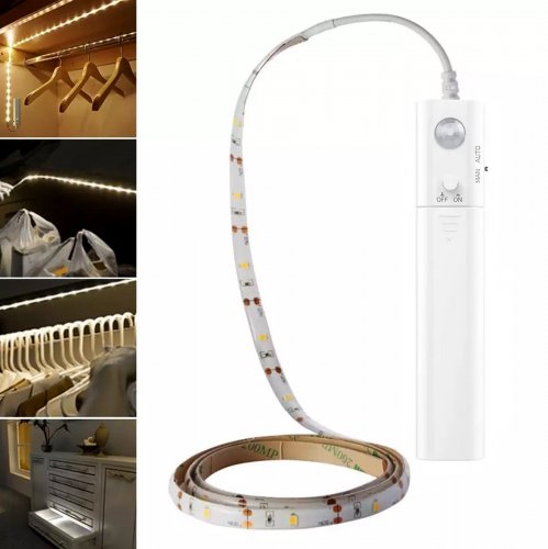 APT ZD94A LED pásik so senzorom pohybu 2 m, studená biela