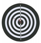 APT AG144C Oboustranný terč 37 cm se šipkami 6 ks