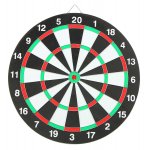 APT AG144C Oboustranný terč 37 cm se šipkami 6 ks
