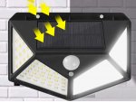 Verk 01728 Solární venkovní 100 LED SMD osvětlení s pohybovým senzorem