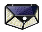 Verk 01728 Solární venkovní 100 LED SMD osvětlení s pohybovým senzorem