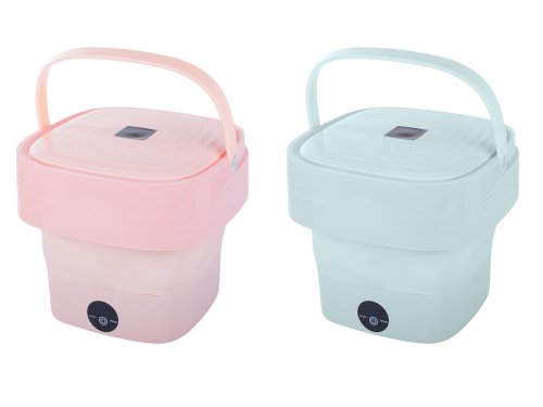 Verk 24268 Přenosná mini skládací pračka zelená