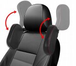 Pronett XJ4260 Ergonomická opierka hlavy a krku do auta čierna