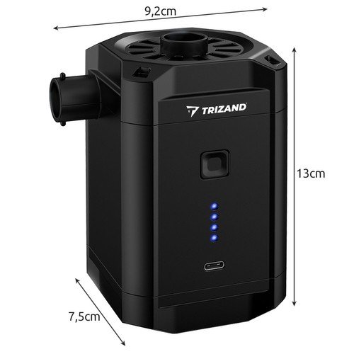 Trizand 20790 Elektrická bezdrátová pumpa pro matrace USB, 5000mAh