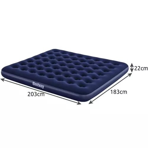 BESTWAY 67004 Nafukovací matrac 203 x 183 x 22cm