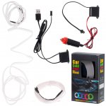 KIK KX4956 LED ambientné osvetlenie pre auto/auto USB/12V páska 3m biela