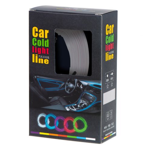 KIK KX4956 LED ambientné osvetlenie pre auto/auto USB/12V páska 3m biela