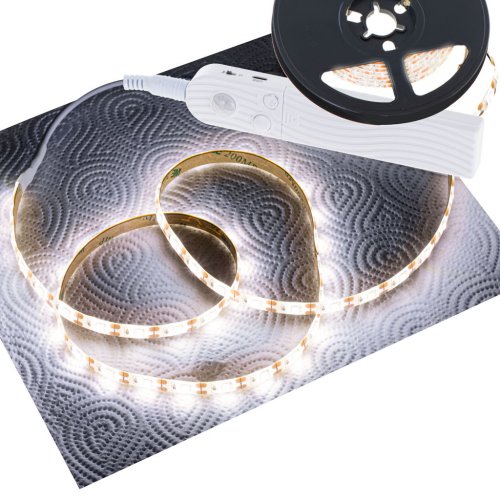 KIK KX4942 LED pásek se senzorem pohybu 2 m, teplá bílá