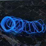 KIK KX4956 LED ambientní osvětlení pro auto/auto USB/12V páska 3m modrá