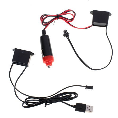 KIK KX4956 LED ambientní osvětlení pro auto/auto USB/12V páska 3m modrá