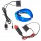 KIK KX4956 LED ambientné osvetlenie pre auto/auto USB/12V páska 3m modrá