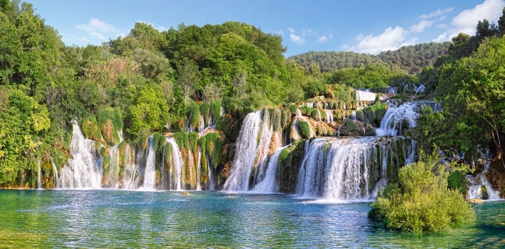 CASTORLAND Puzzle Vodopády, Národný park Krka 4000 dielikov