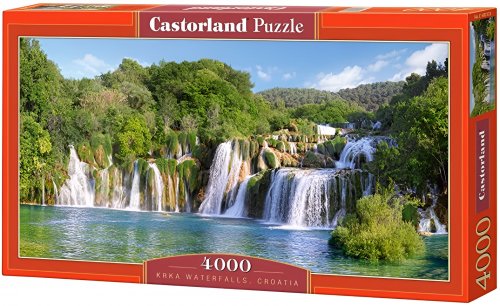 CASTORLAND Puzzle Vodopády, Národný park Krka 4000 dielikov