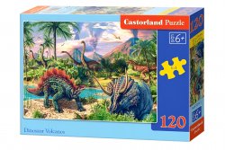 CASTORLAND Puzzle Dinosauří vulkán 120 dílků