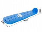 Verk 01824 Dětské měřidlo velikosti nohy 15 - 37 cm modré