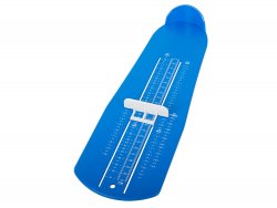 Verk 01824 Detské meradlo veľkosti nohy 15 - 37 cm modré