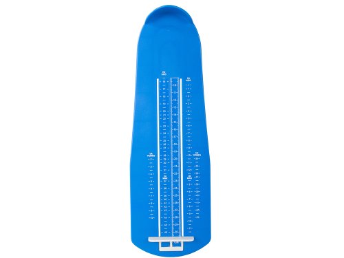 Verk 01824 Dětské měřidlo velikosti nohy 15 - 31 cm modré
