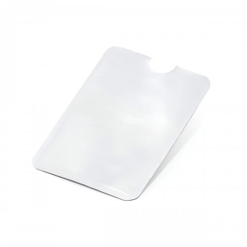 Verk 01832 Pouzdro na karty s RFID ochranou 4 ks stříbrná