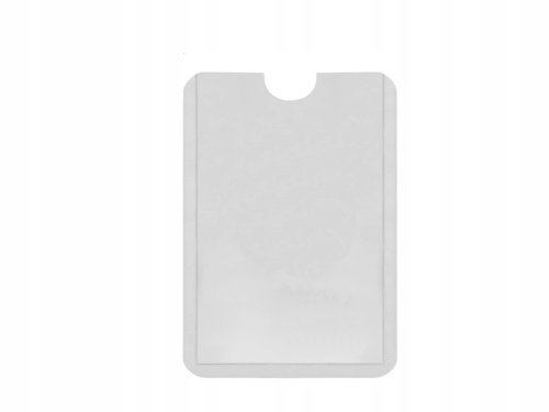 Verk 01832 Pouzdro na karty s RFID ochranou 4 ks stříbrná