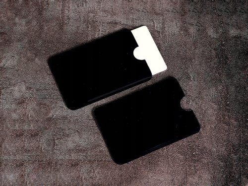 Verk 01832 Pouzdro na karty s RFID ochranou 4 ks stříbrná