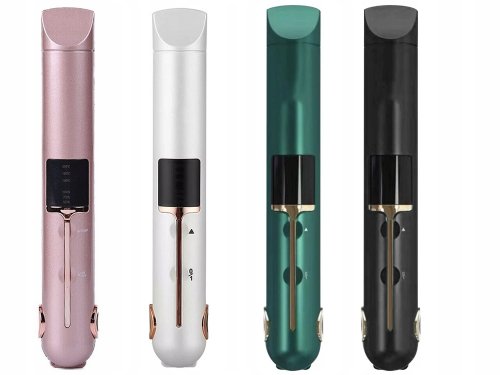 Verk 24166 Keramická kulma bezdrôtová 2v1 s USB a powerbankou biela