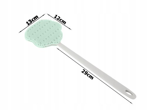 Verk 01814 Silikónová masážna kefa na telo zelená