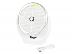 Verk 16029 Stolní ventilátor s osvětlením USB bílá