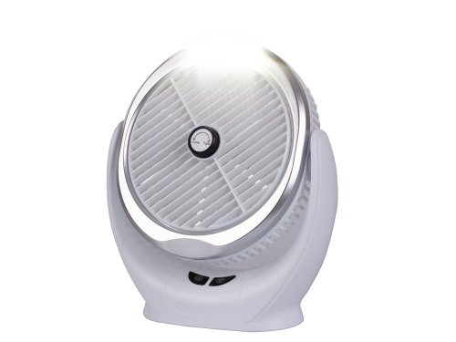 Verk 16029 Stolný ventilátor s osvetlením USB biela