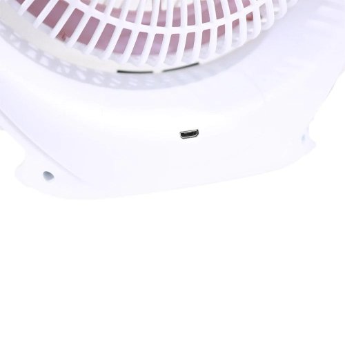 Verk 16029 Stolný ventilátor s osvetlením USB biela