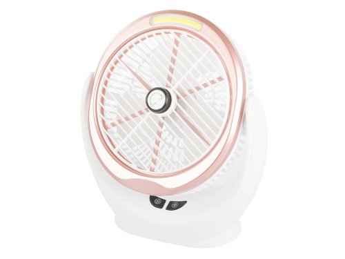 Verk 16029 Stolný ventilátor s osvetlením USB biela