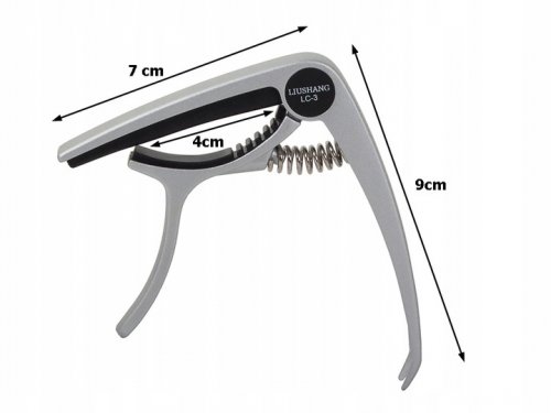 Verk 01447 Kapodaster pro klasické a elektrické kytary černý