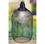 ProGarden Svítidlo solární závěsné s LED žárovkou 27 x 15 cm