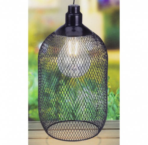 ProGarden Svítidlo solární závěsné s LED žárovkou 27 x 15 cm