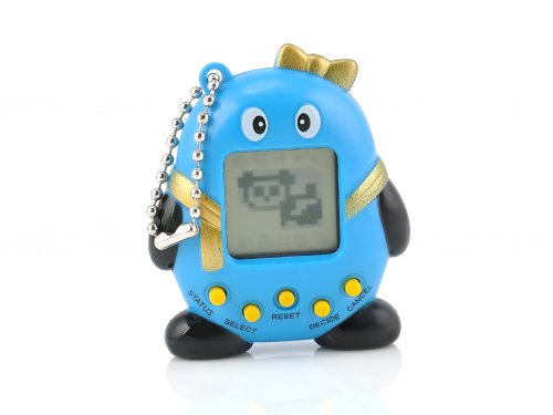 KIK Elektronická hračka Tamagotchi 168 v 1 modrá