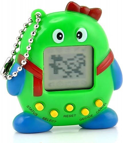 KIK Elektronická hračka Tamagotchi 168 v 1 modrá