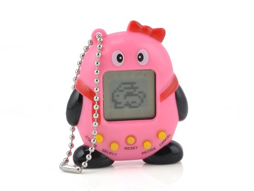 KIK Elektronická hračka Tamagotchi 168 v 1 modrá
