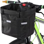 Pronett XJ4598 Vodotesný košík pre psov na bicykel čierna