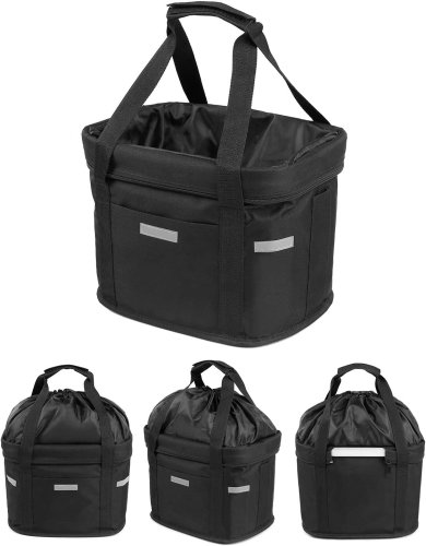 Pronett XJ4598 Vodotesný košík pre psov na bicykel čierna